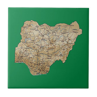 Nigeria Map Tile
