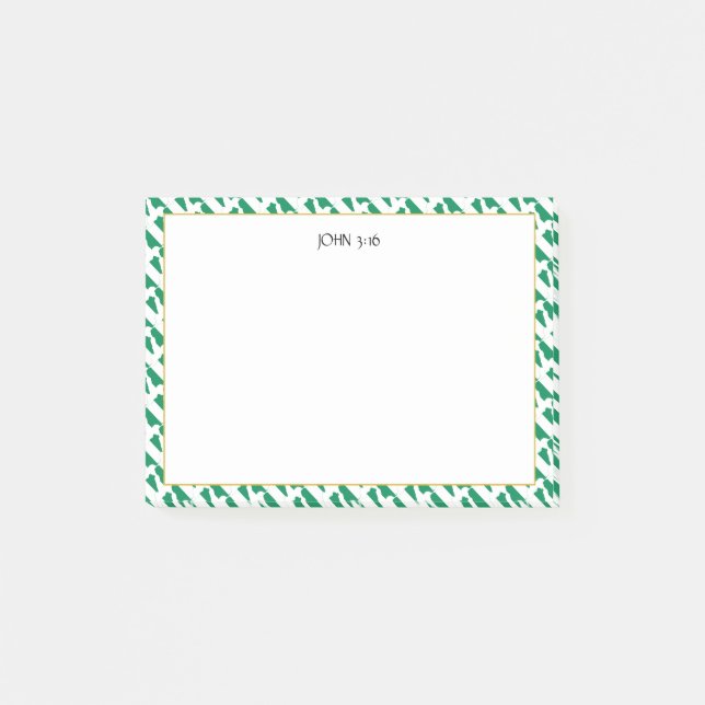NIGERIA NAIJA Christian Scripture Post-it Notes (Front)