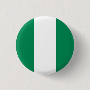 Nigeria (Nigerian) Flag Button