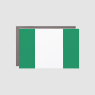 Nigeria (Nigerian) Flag Car Magnet
