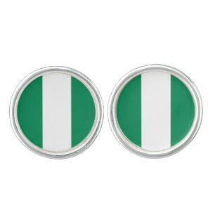 Nigeria (Nigerian) Flag Cufflinks