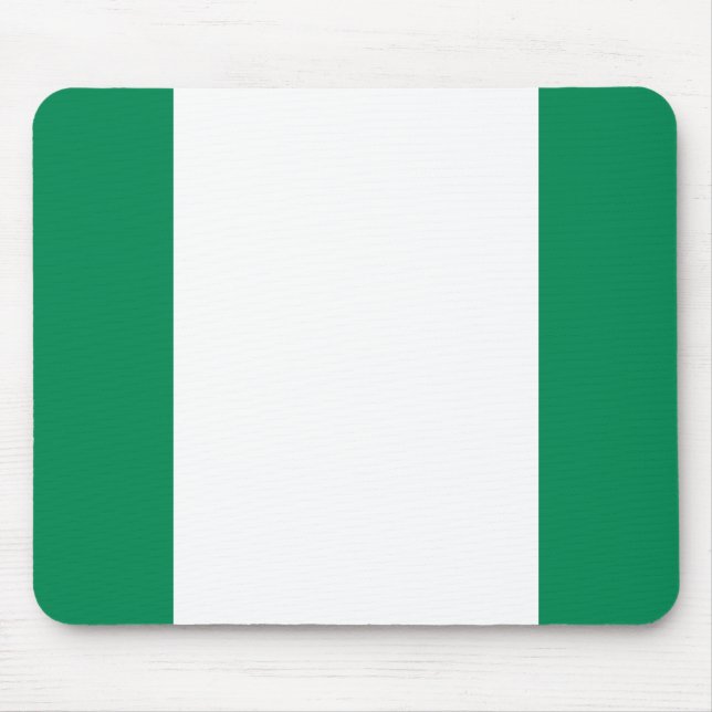 Nigeria (Nigerian) Flag Mouse Pad (Front)