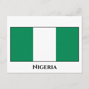 Nigeria (Nigerian Flag) Postcard