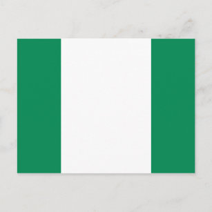 Nigeria (Nigerian) Flag Postcard
