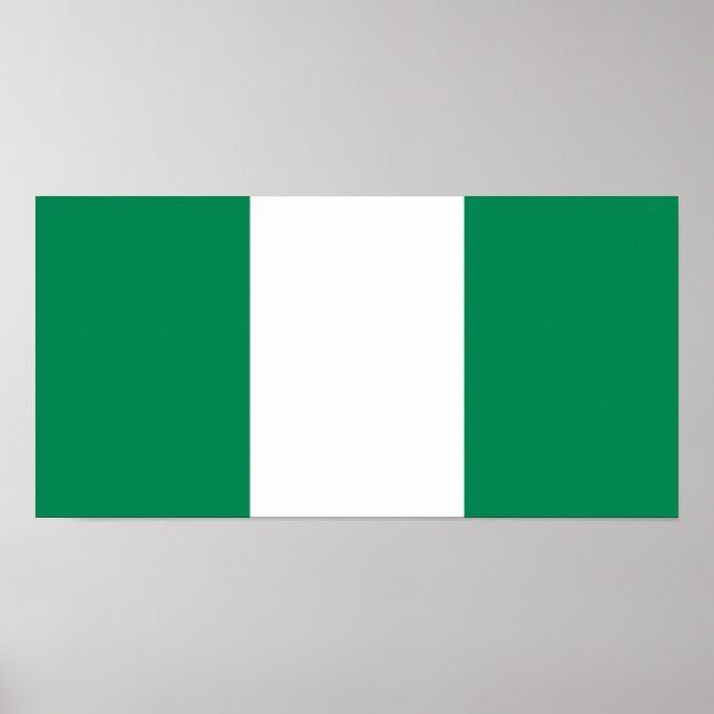 Nigeria - Nigerian Flag Poster (Front)