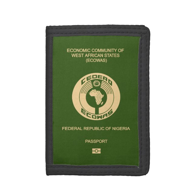 Nigeria Passport Wallet (Front Vertical)