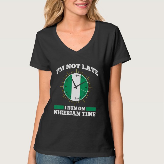 Nigeria Pride Nigerian African American Nigerian R T-Shirt (Front)