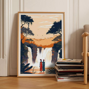 Nigeria Print Nigeria Illustration Nigeria Travel 