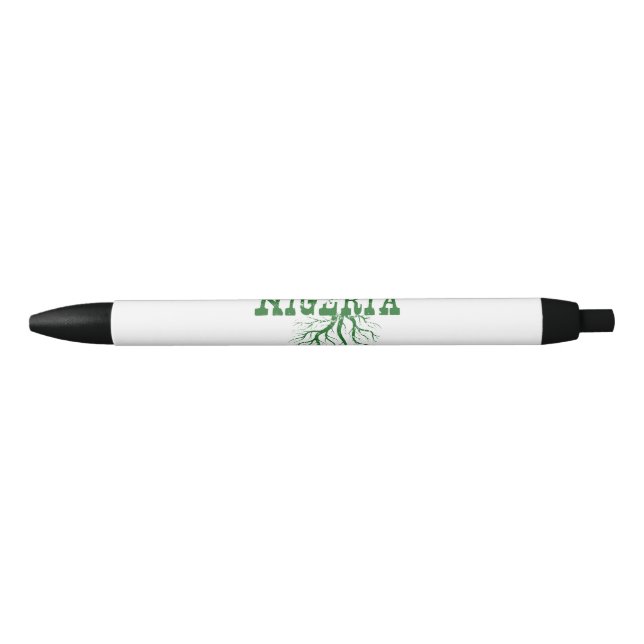 Nigeria Roots Green Word Art Pen (Front)