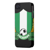 Nigeria Soccer iPhone 4 ID Case-Mate Case-Mate iPhone Case (Back Left)