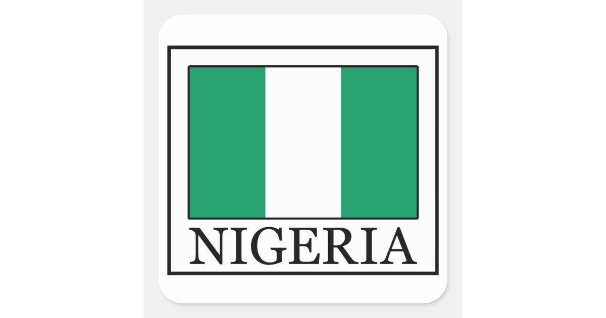 Nigeria sticker Zazzle