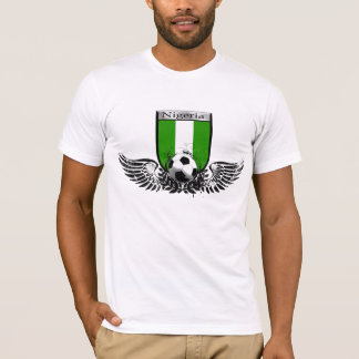 Nigeria Winged soccer football emblem shield T-Shirt
