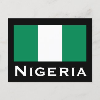Nigeria with Nigerian Flag (West Africa)