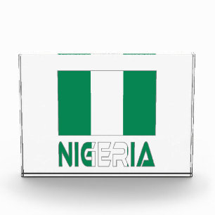 Nigeria with the Nigerian Flag  Award