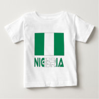 Nigeria with the Nigerian Flag