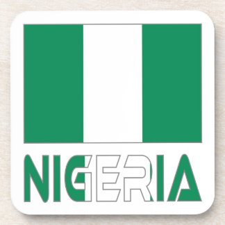 Nigeria with the Nigerian Flag Coaster