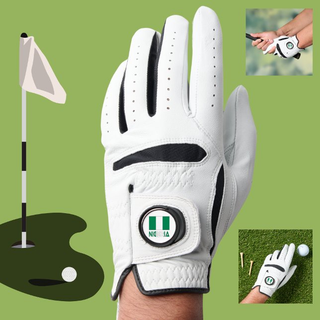 Nigeria with the Nigerian Flag  Golf Glove (Creator Uploaded)
