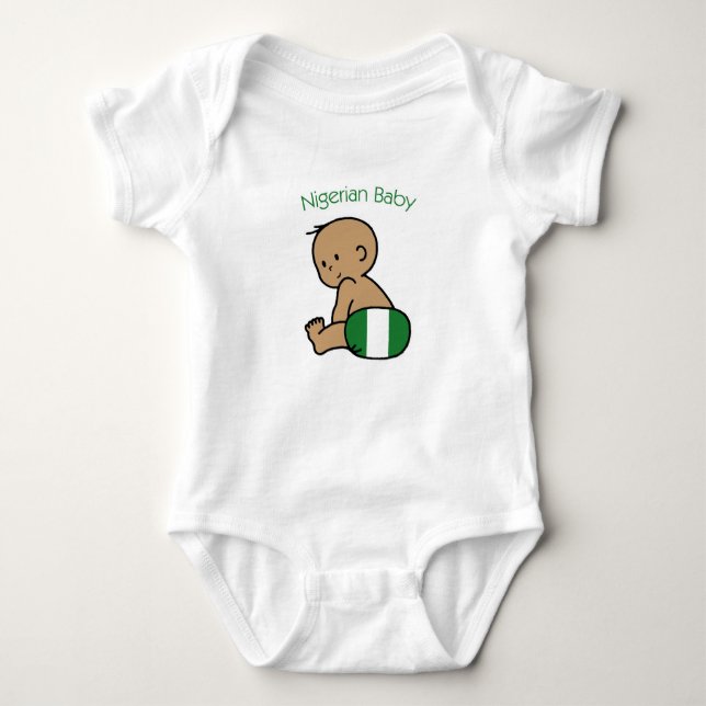 Nigerian Baby Baby Bodysuit (Front)
