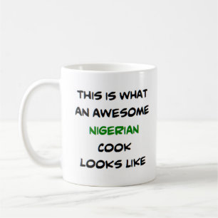 nigerian cook, awesome coffee mug