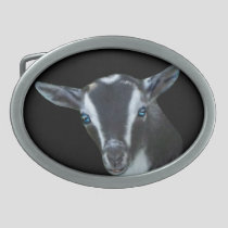 Nigerian Dwarf  Dairy Goat Belt Buckle