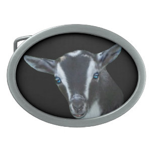 Nigerian Dwarf  Dairy Goat Belt Buckle