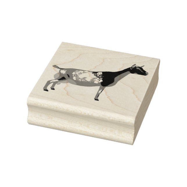 Nigerian Dwarf Dairy Goat Rubber Stamp (Stamp)