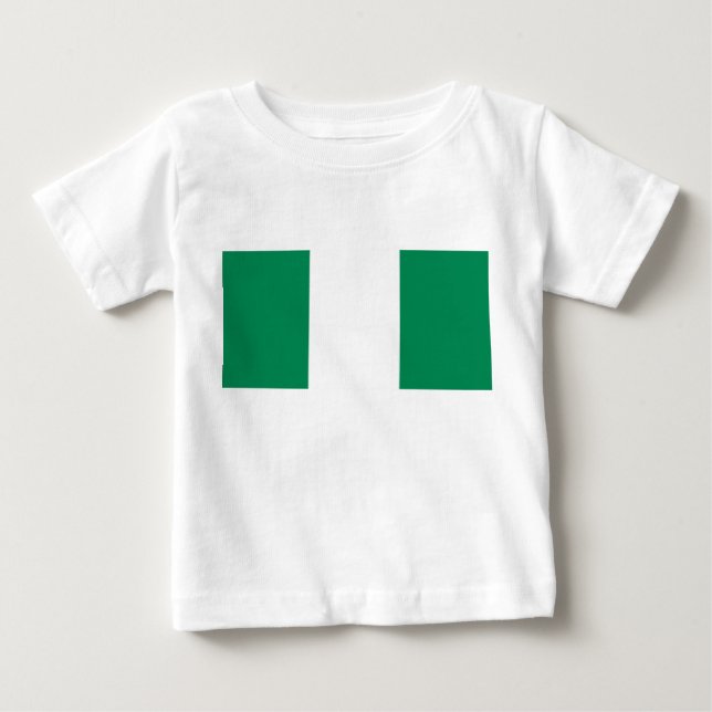 Nigerian Flag Baby T-Shirt (Front)