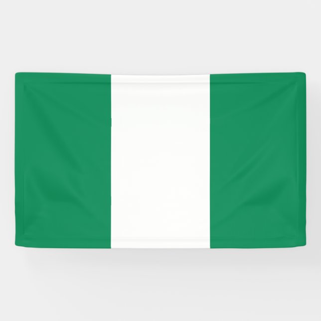 Nigerian Flag Banner (Horizontal)