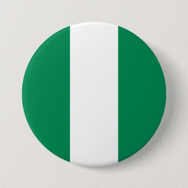 Nigerian Flag Button (Front)