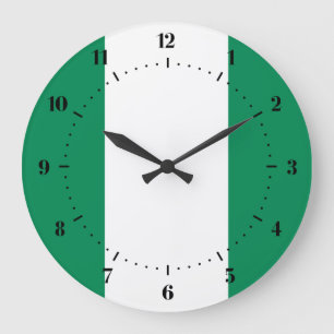 Nigerian flag clocks