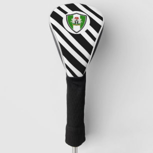 Nigerian flag-coat arms golf head cover