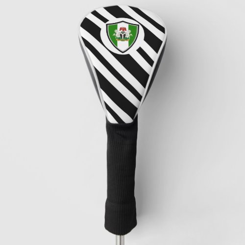 Nigerian flag_coat arms golf head cover