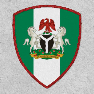 Nigerian Flag & Coat of Arms, Flag of Nigeria Patch