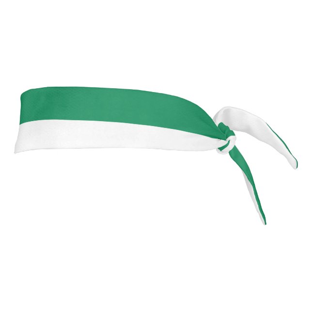 Nigerian Flag Colors Tie Headband (Rotate 90)