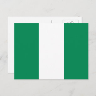 Nigerian Flag, Flag of Nigeria Postcard