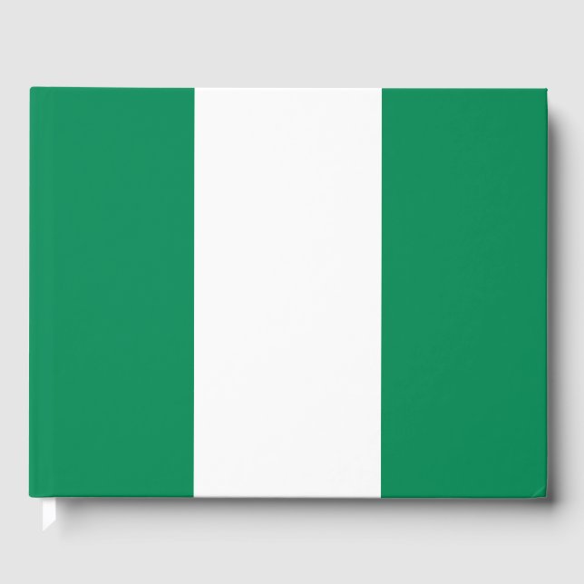 Nigerian Flag Guest Book (Front)