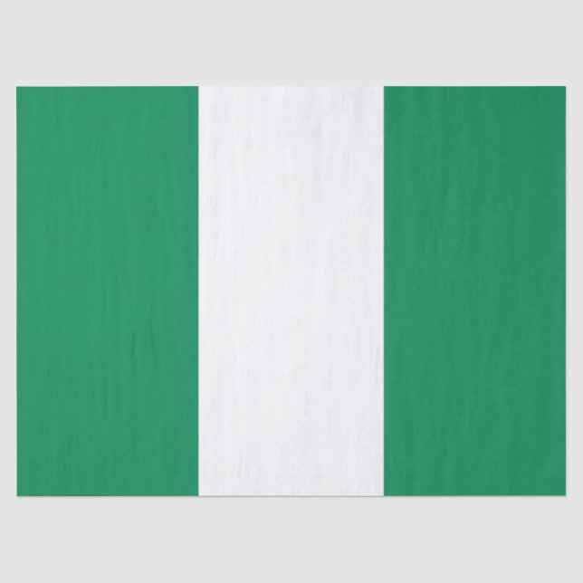 Nigerian Flag Tissue Paper (Front)