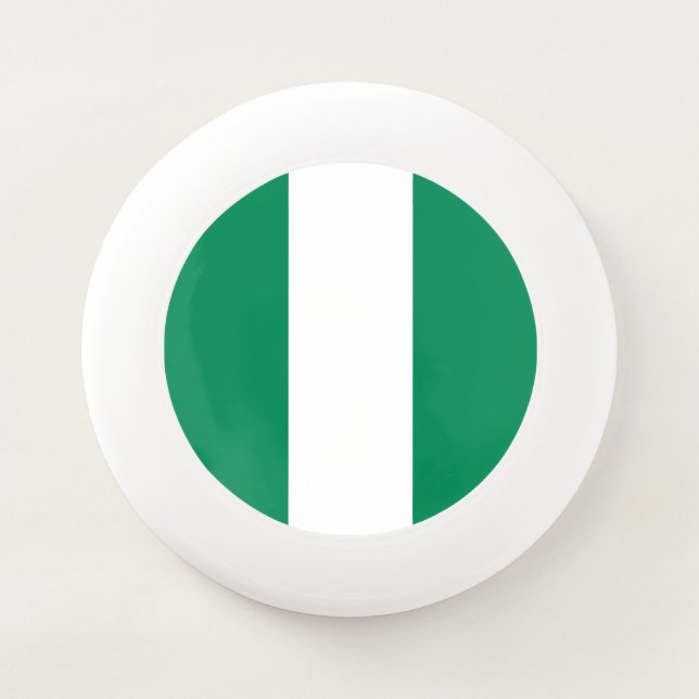 Nigerian Flag Wham-O Frisbee (Front)