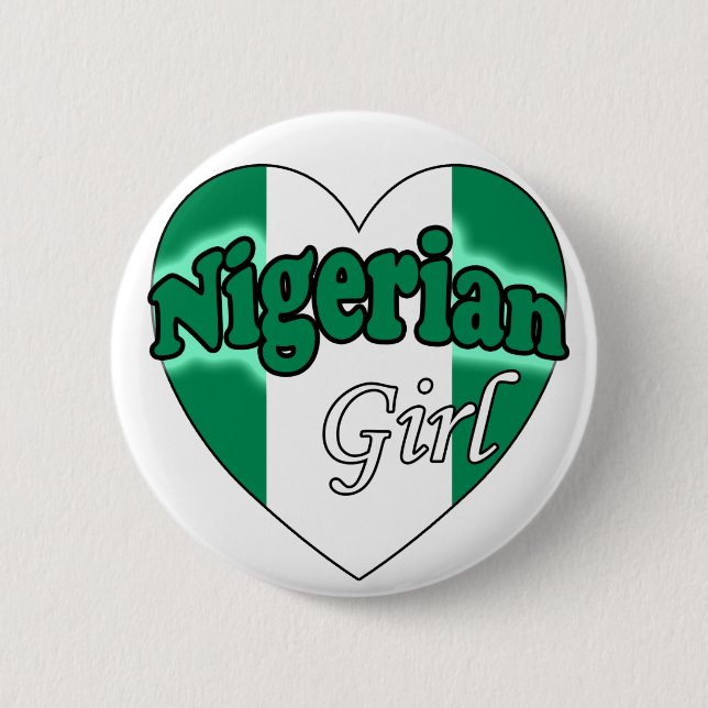 Nigerian Girl Button (Front)