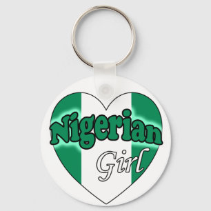 Nigerian Girl Keychain