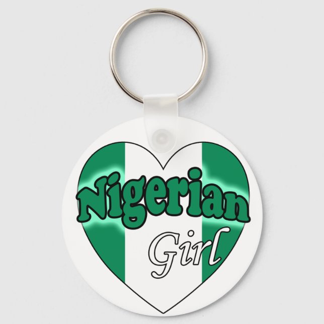 Nigerian Girl Keychain (Front)