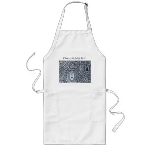 Nigerian-inspired design long apron