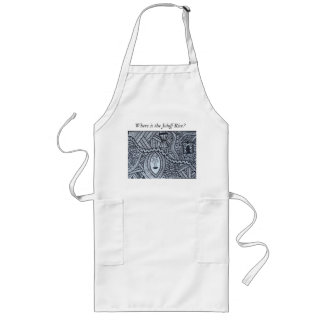 Nigerian-inspired design long apron