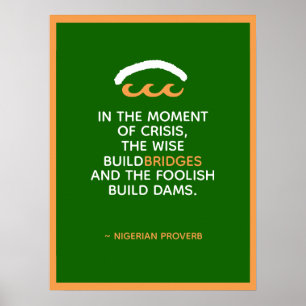 Nigerian Proverb Poster
