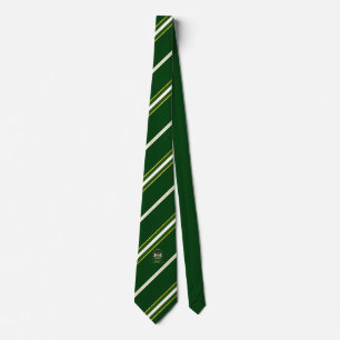 Nigerian stripes flag neck tie