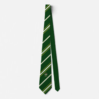 Nigerian stripes flag neck tie