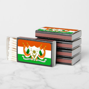 Nigerien Flag & Coat of Arms, Flag of Niger Matchboxes