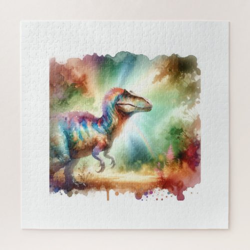 Nigersaurus in the Light AREF1412 _ Watercolor Jigsaw Puzzle