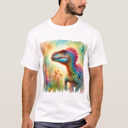 Nigersaurus in Watercolor 150624AREF103 _ Watercol T_Shirt