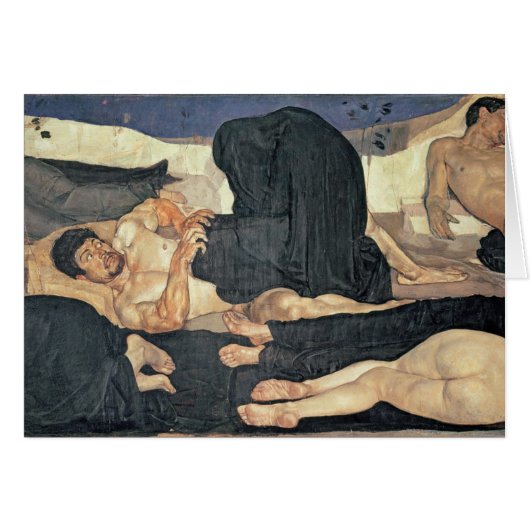 Night, 1890 (oil on canvas) cards (Front Horizontal)